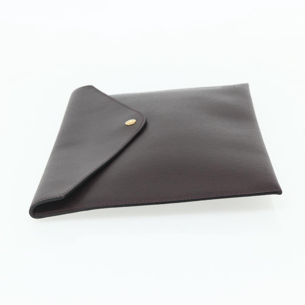 Louis Vuitton Taiga Document Case Acajou M99087 LV