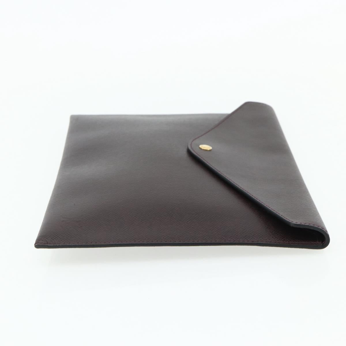 Louis Vuitton Taiga Document Case Acajou M99087 LV