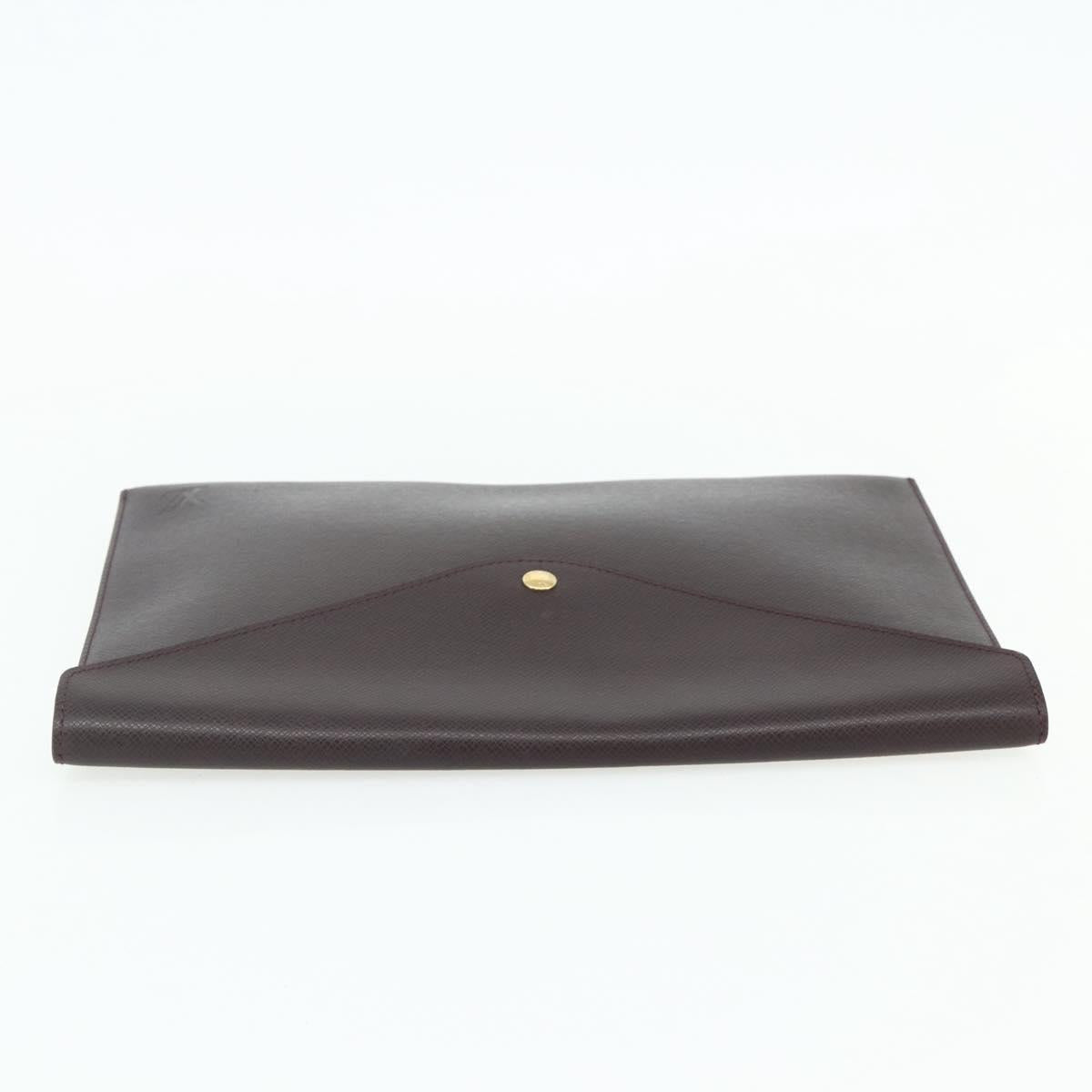 Louis Vuitton Taiga Document Case Acajou M99087 LV