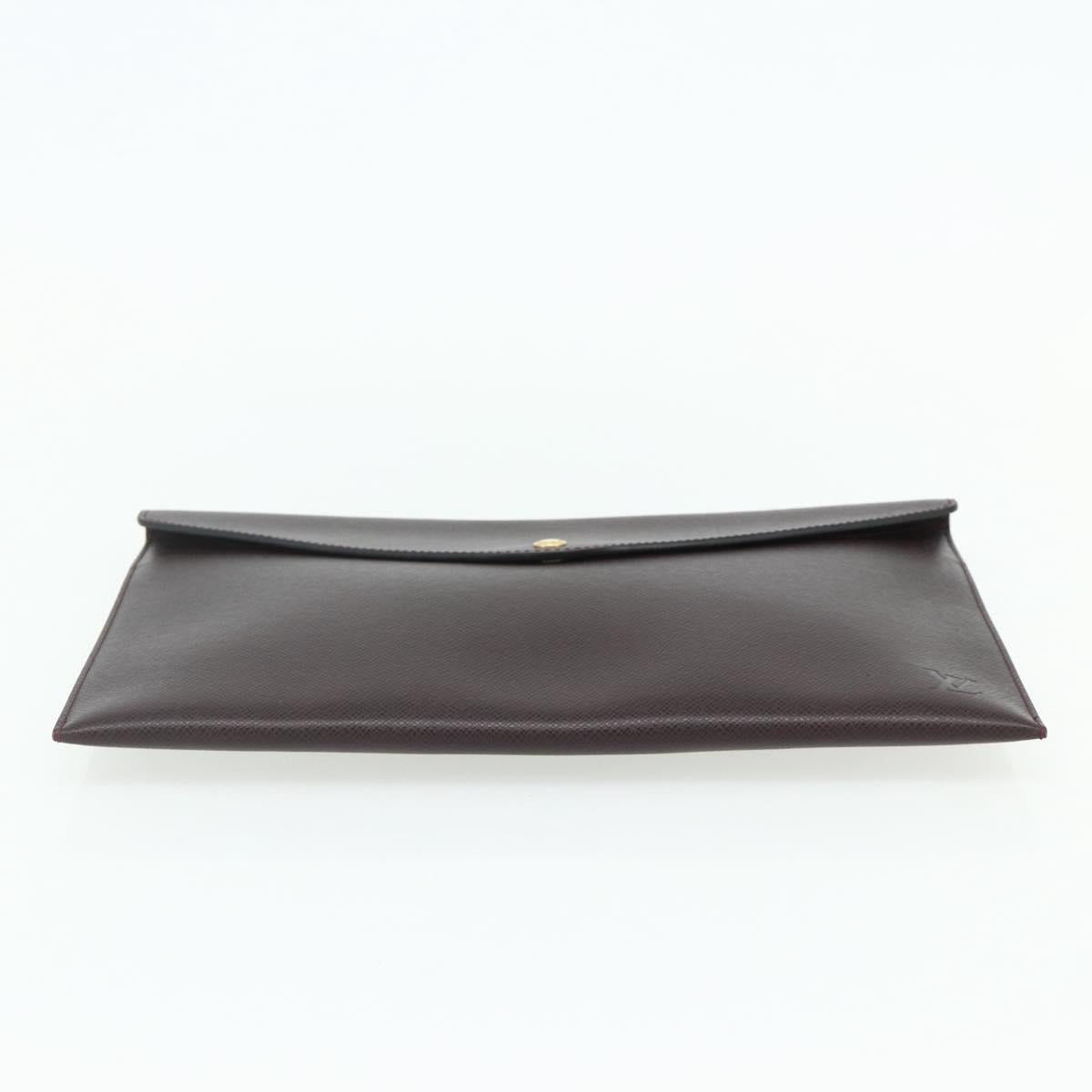 Louis Vuitton Taiga Document Case Acajou M99087 LV