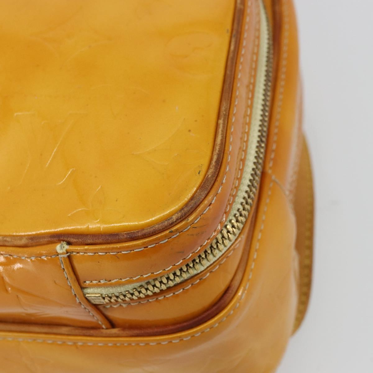 Louis Vuitton Monogram Vernis Marley Backpack Yellow M91040 LV