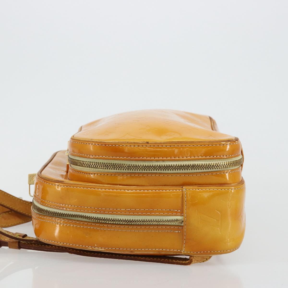 Louis Vuitton Monogram Vernis Marley Backpack Yellow M91040 LV