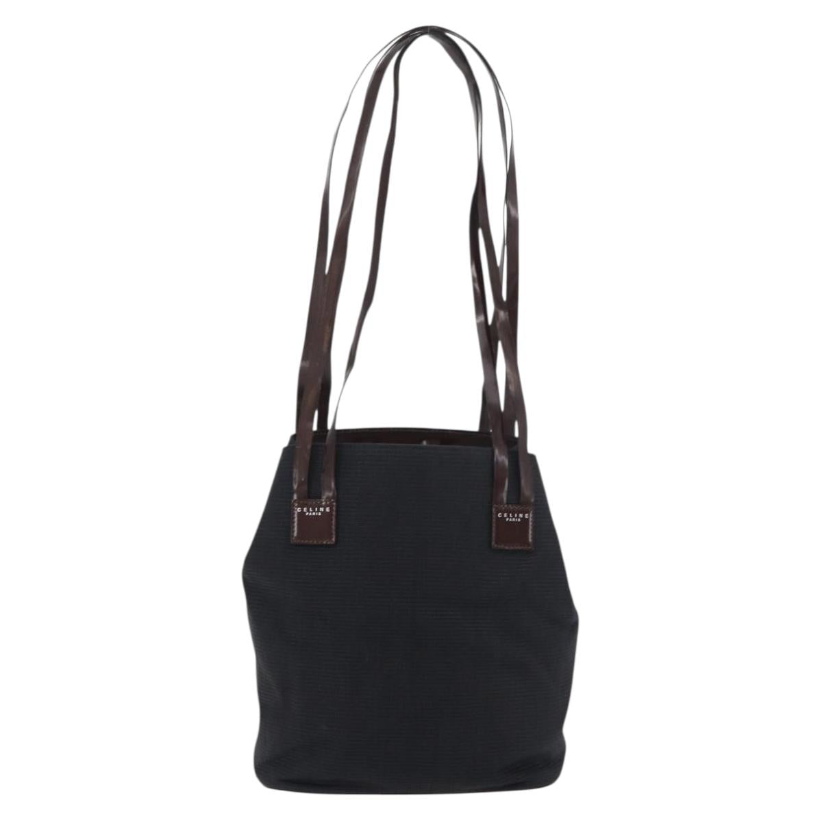 CELINE Tote Bag Canvas Black