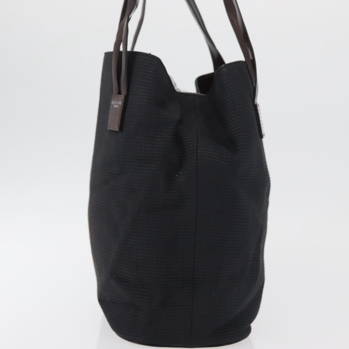 CELINE Tote Bag Canvas Black