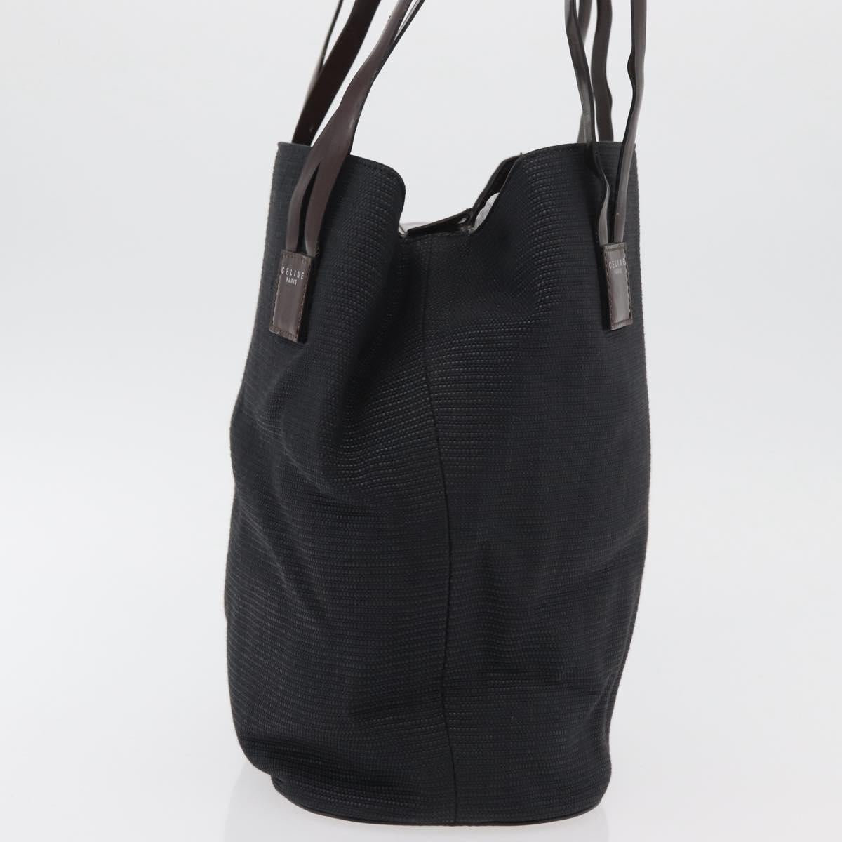 CELINE Tote Bag Canvas Black