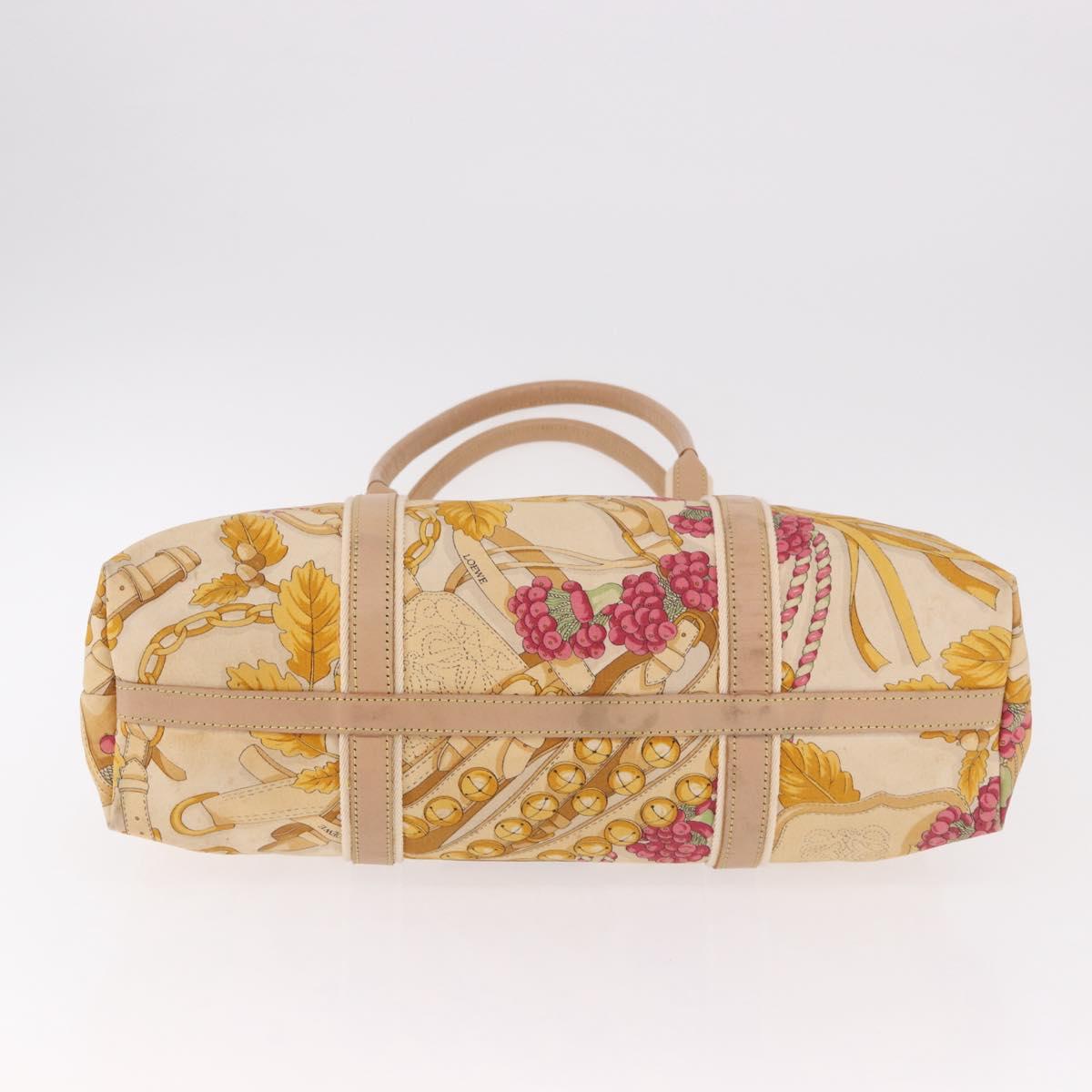 LOEWE Tote Bag Canvas Beige Brown