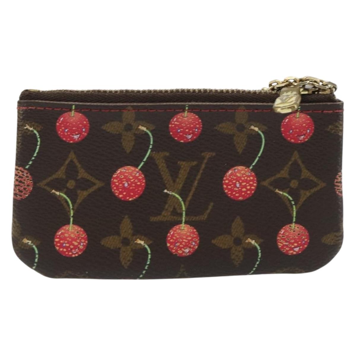 Louis Vuitton Monogram Cherry Pochette Cles Coin Purse M95042 LV