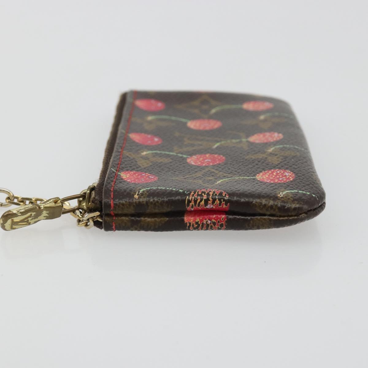 Louis Vuitton Monogram Cherry Pochette Cles Coin Purse M95042 LV