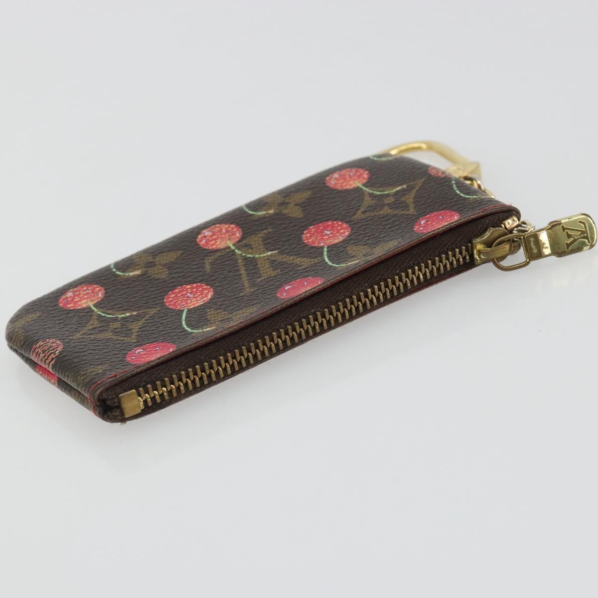 Louis Vuitton Monogram Cherry Pochette Cles Coin Purse M95042 LV