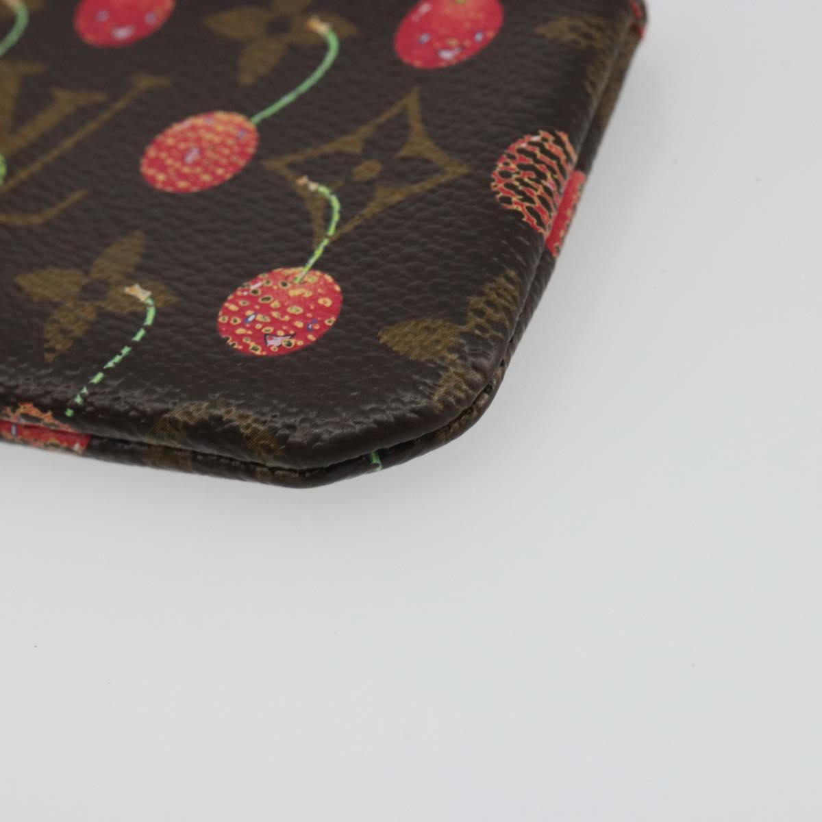 Louis Vuitton Monogram Cherry Pochette Cles Coin Purse M95042 LV