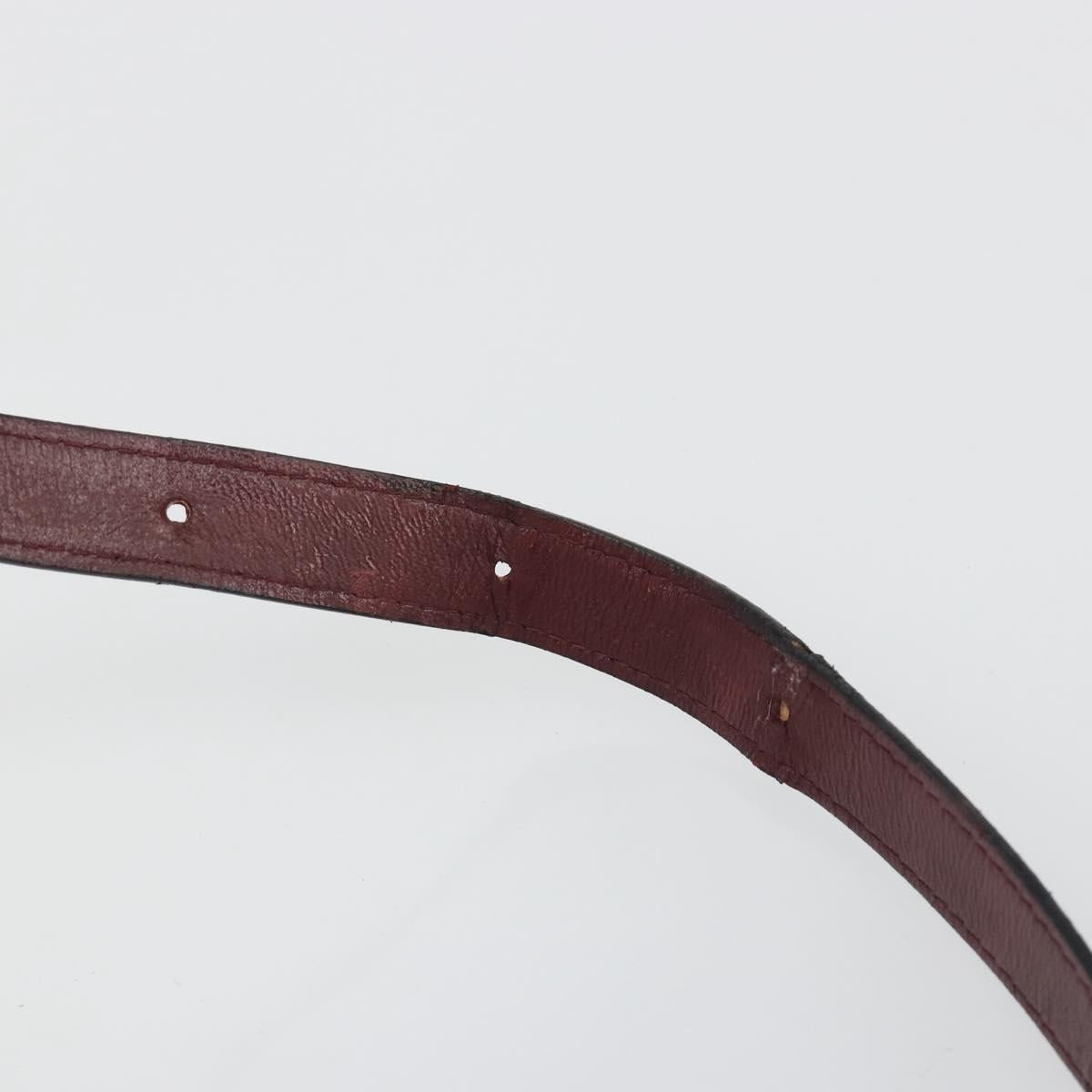 SAINT LAURENT Shoulder Bag Leather Bordeaux
