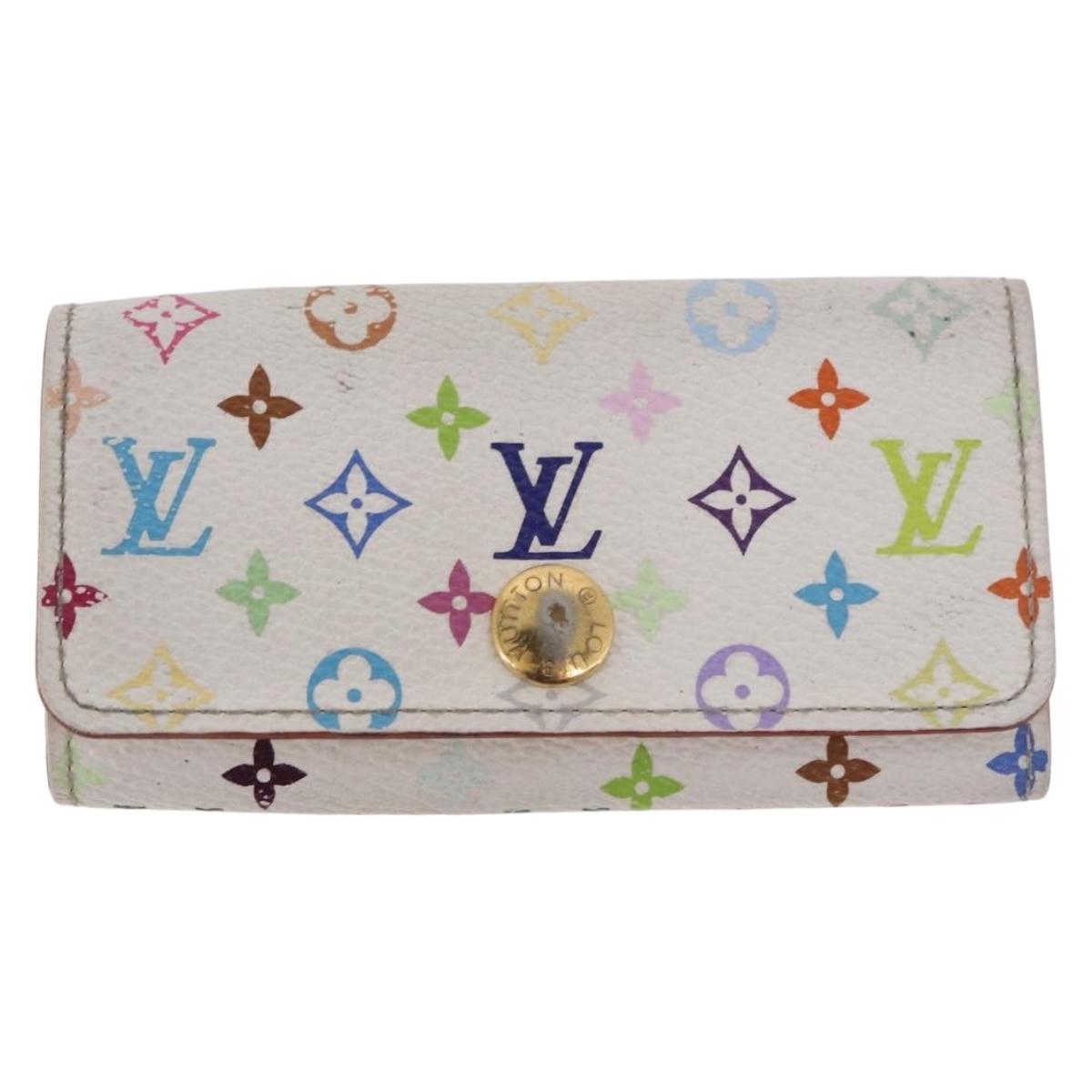 Louis Vuitton Multicolor Multicles 4 Key Case 2 Set White LV
