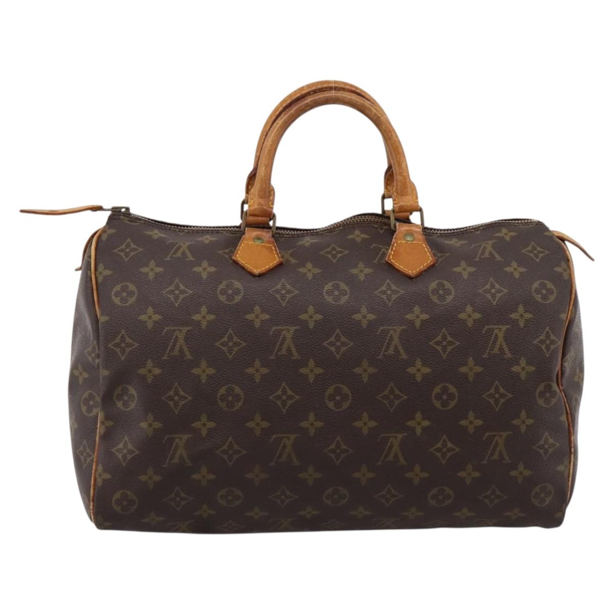 Louis Vuitton Monogram Speedy 35 Hand Bag M41524 LV