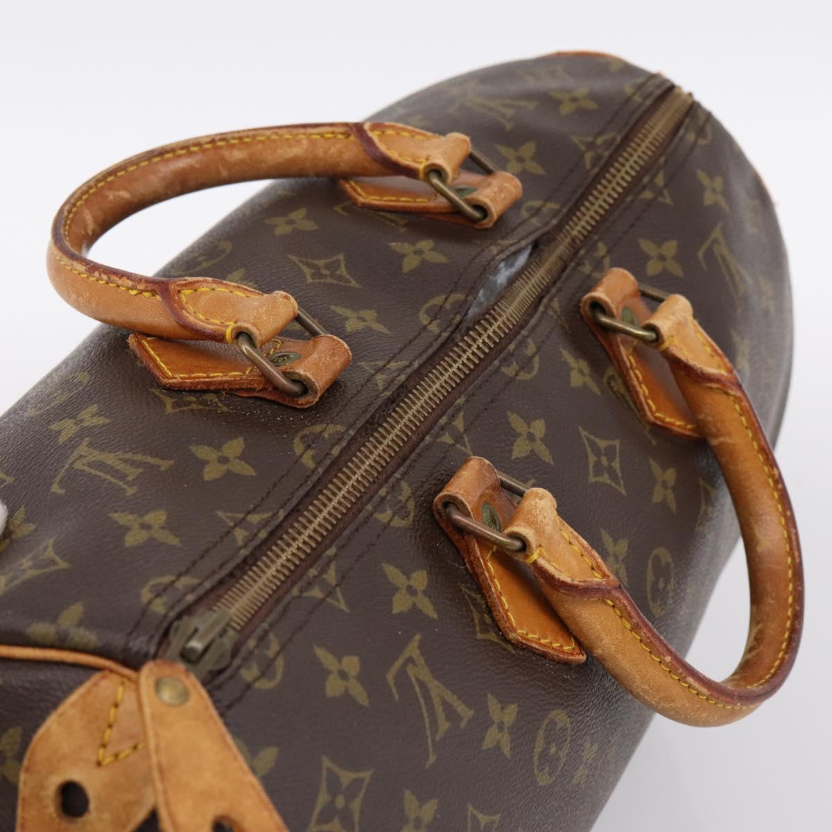 Louis Vuitton Monogram Speedy 35 Hand Bag M41524 LV