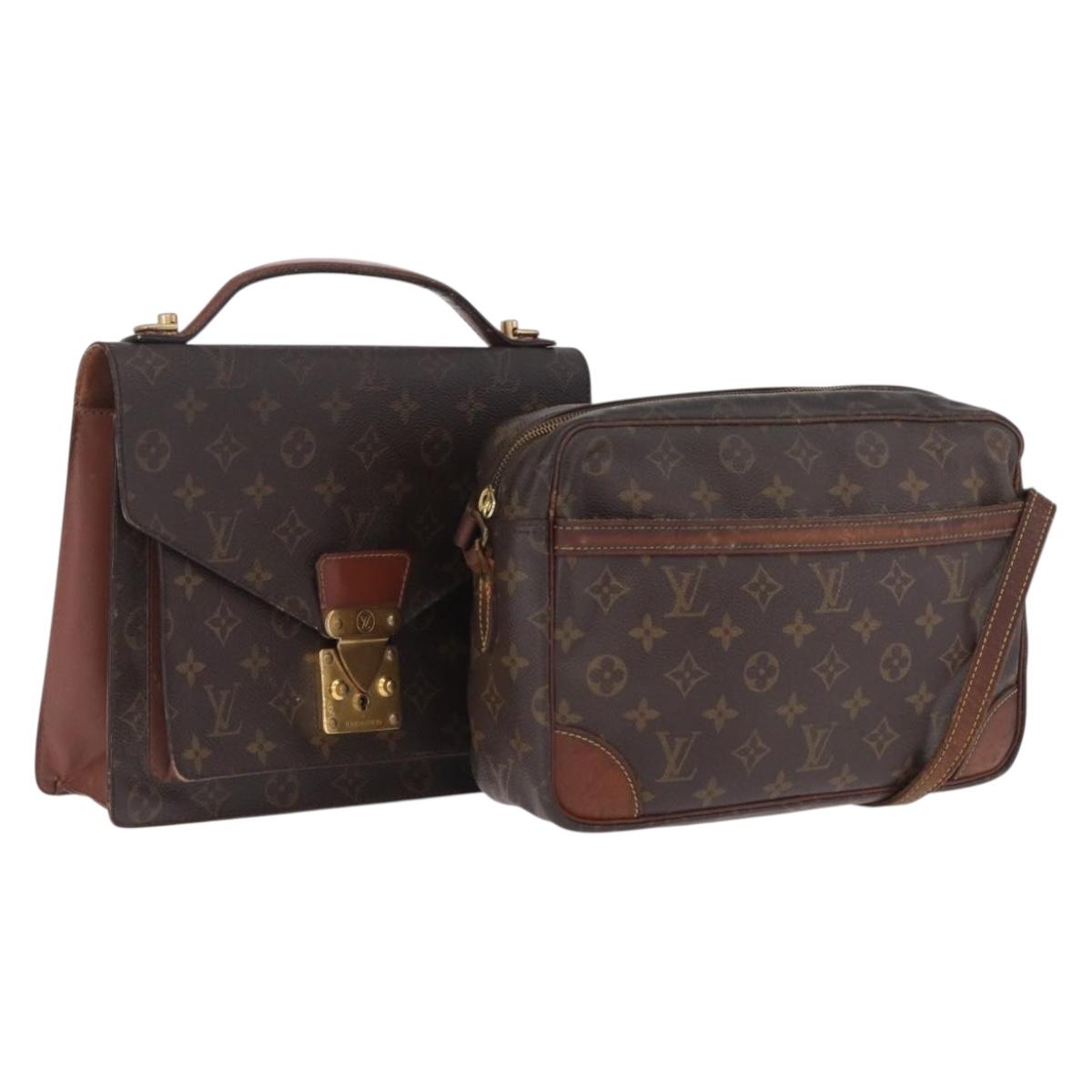 Louis Vuitton Monogram Shoulder Bag 2 Set LV