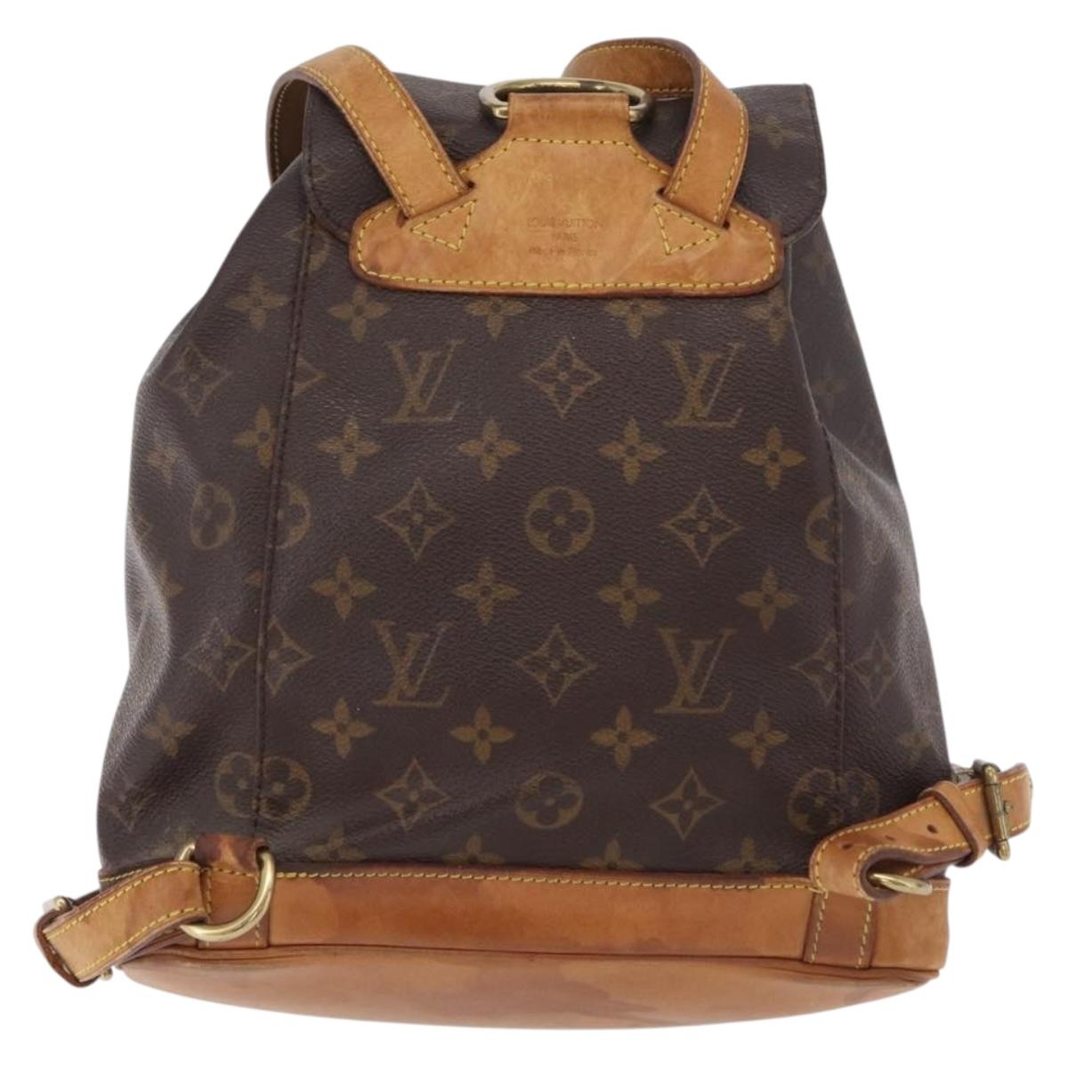 Louis Vuitton Monogram Montsouris MM Backpack M51136 LV