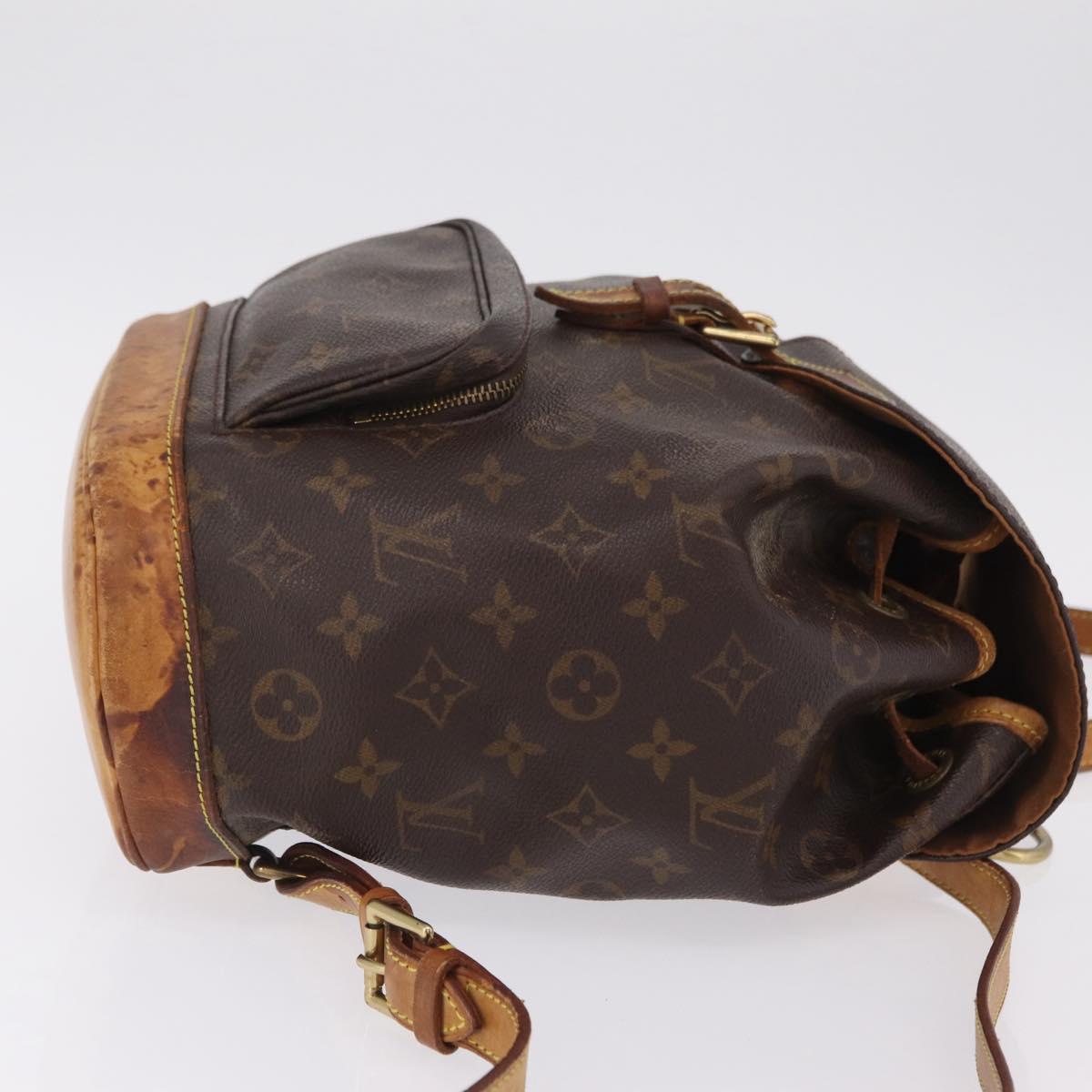 Louis Vuitton Monogram Montsouris MM Backpack M51136 LV