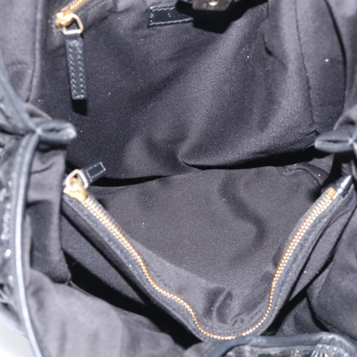 GIVENCHY Shoulder Bag Leather 2 Set Black Gold