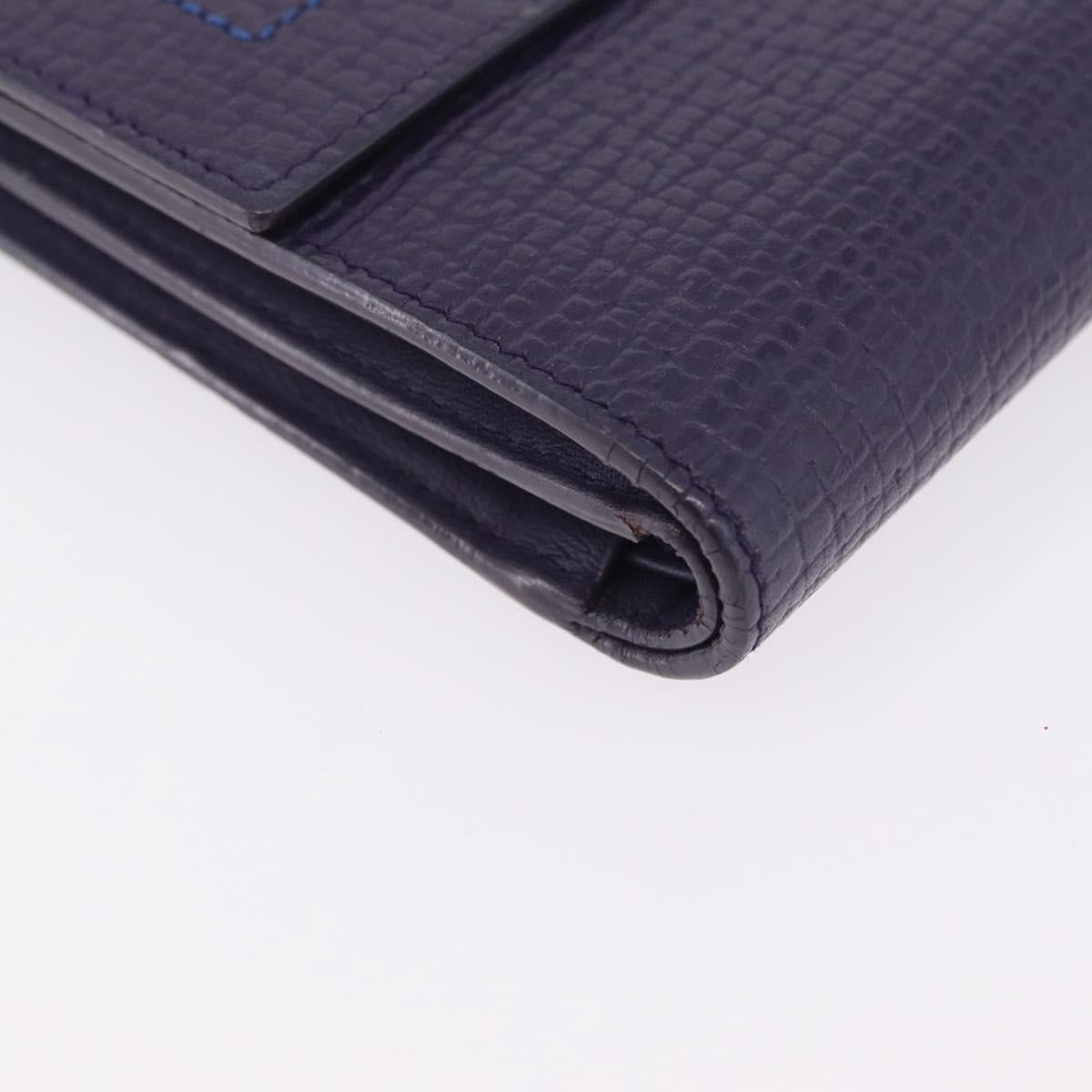 LOEWE Bifold Wallet Leather Purple