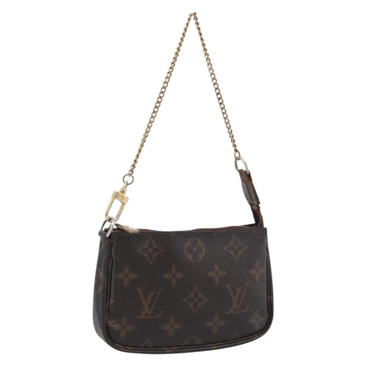 Louis Vuitton Monogram Mini Pochette Accessoires Pouch M58009 LV