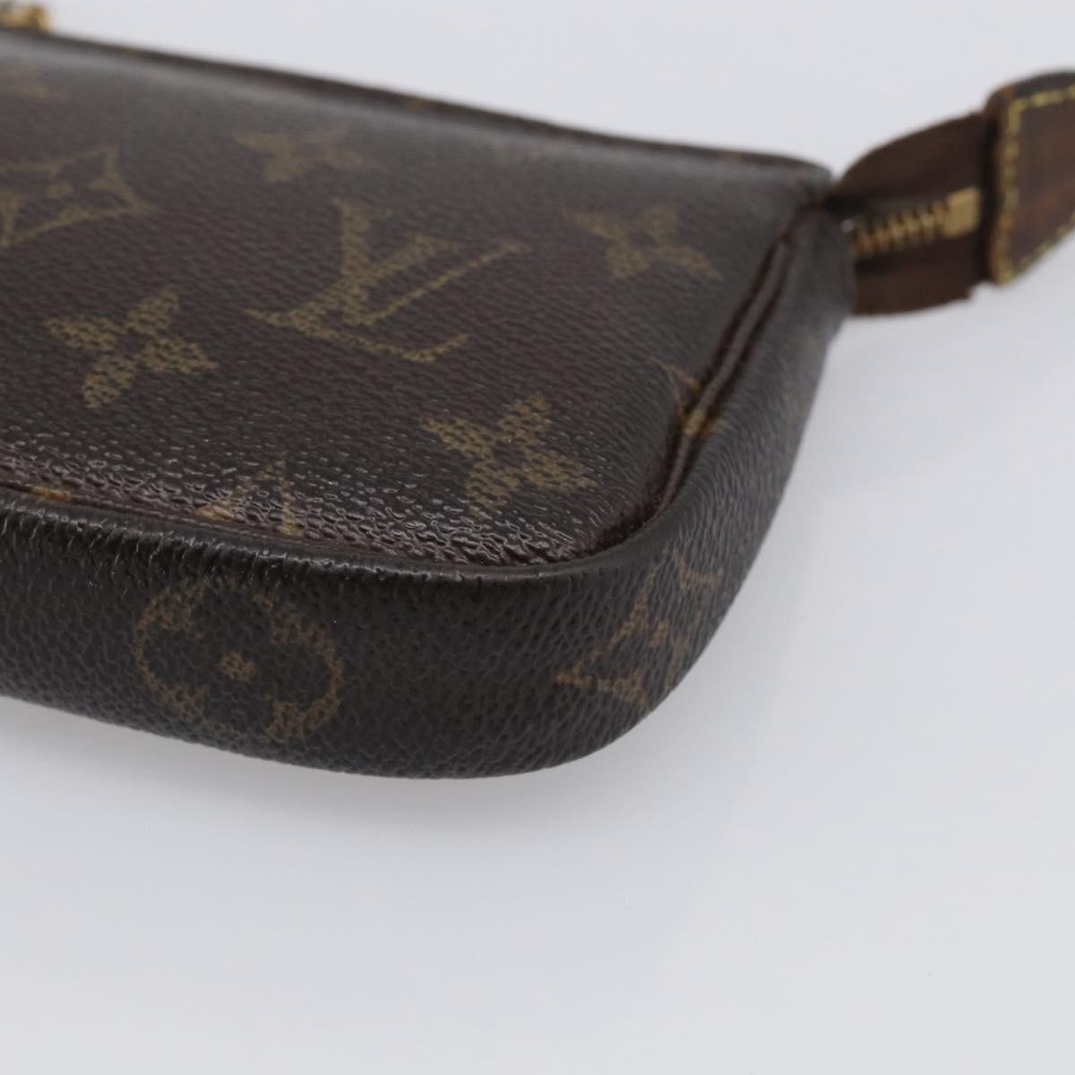Louis Vuitton Monogram Mini Pochette Accessoires Pouch M58009 LV