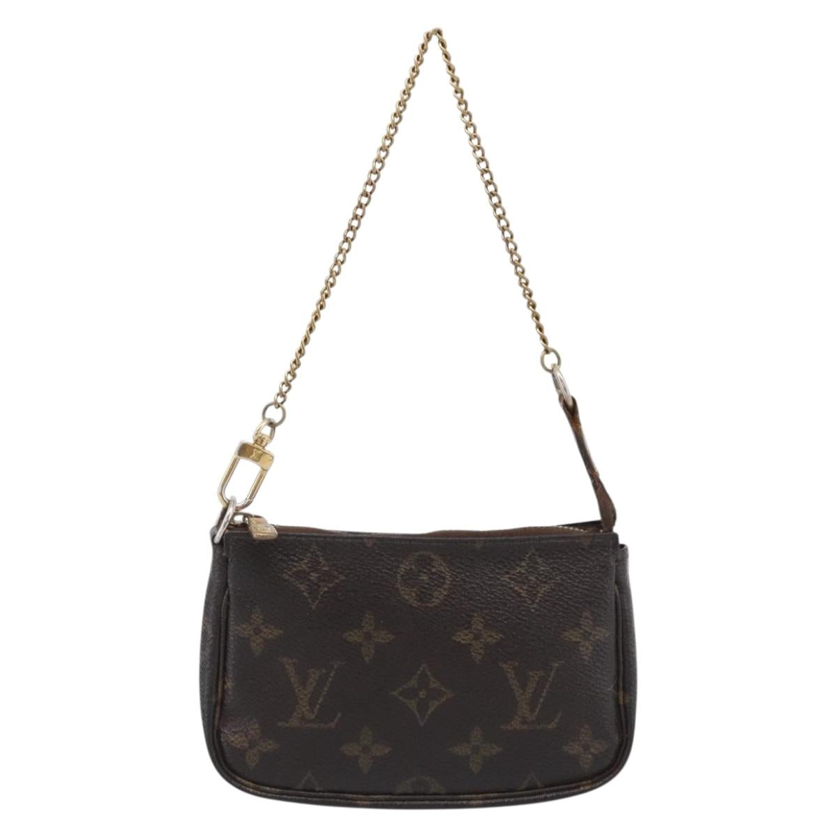 Louis Vuitton Monogram Mini Pochette Accessoires Pouch M58009 LV