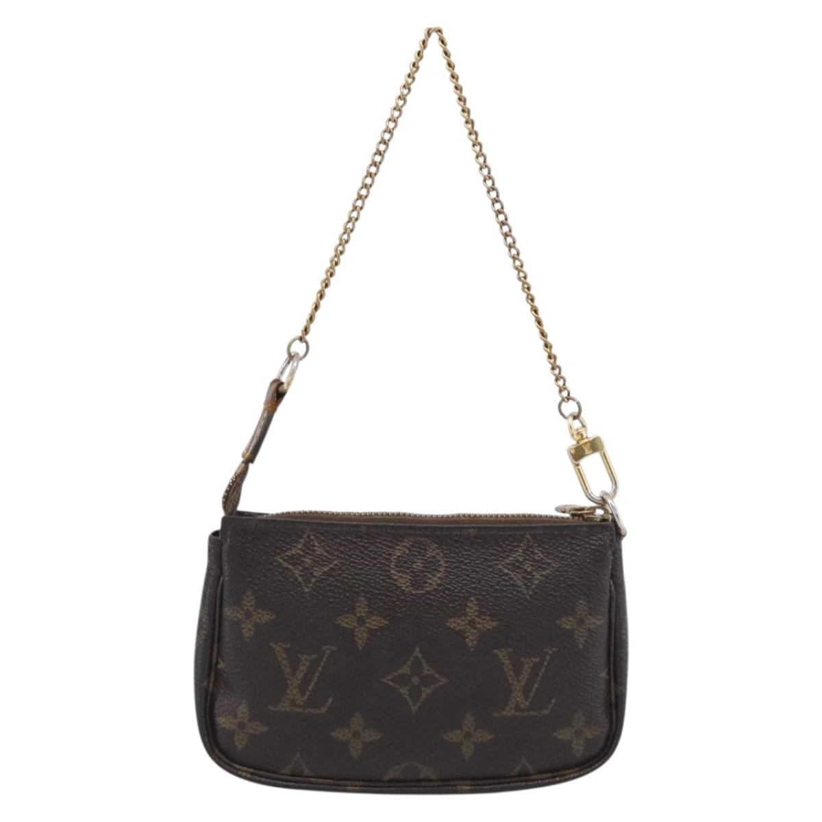 Louis Vuitton Monogram Mini Pochette Accessoires Pouch M58009 LV