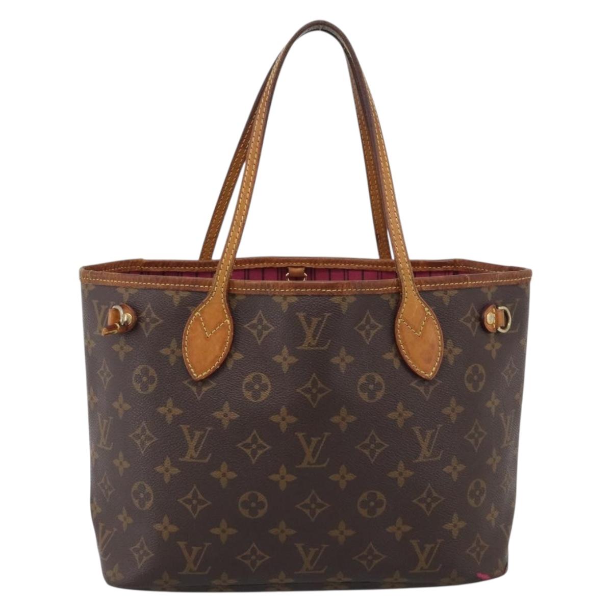 Louis Vuitton Monogram Neverfull PM Tote Bag M40155 LV