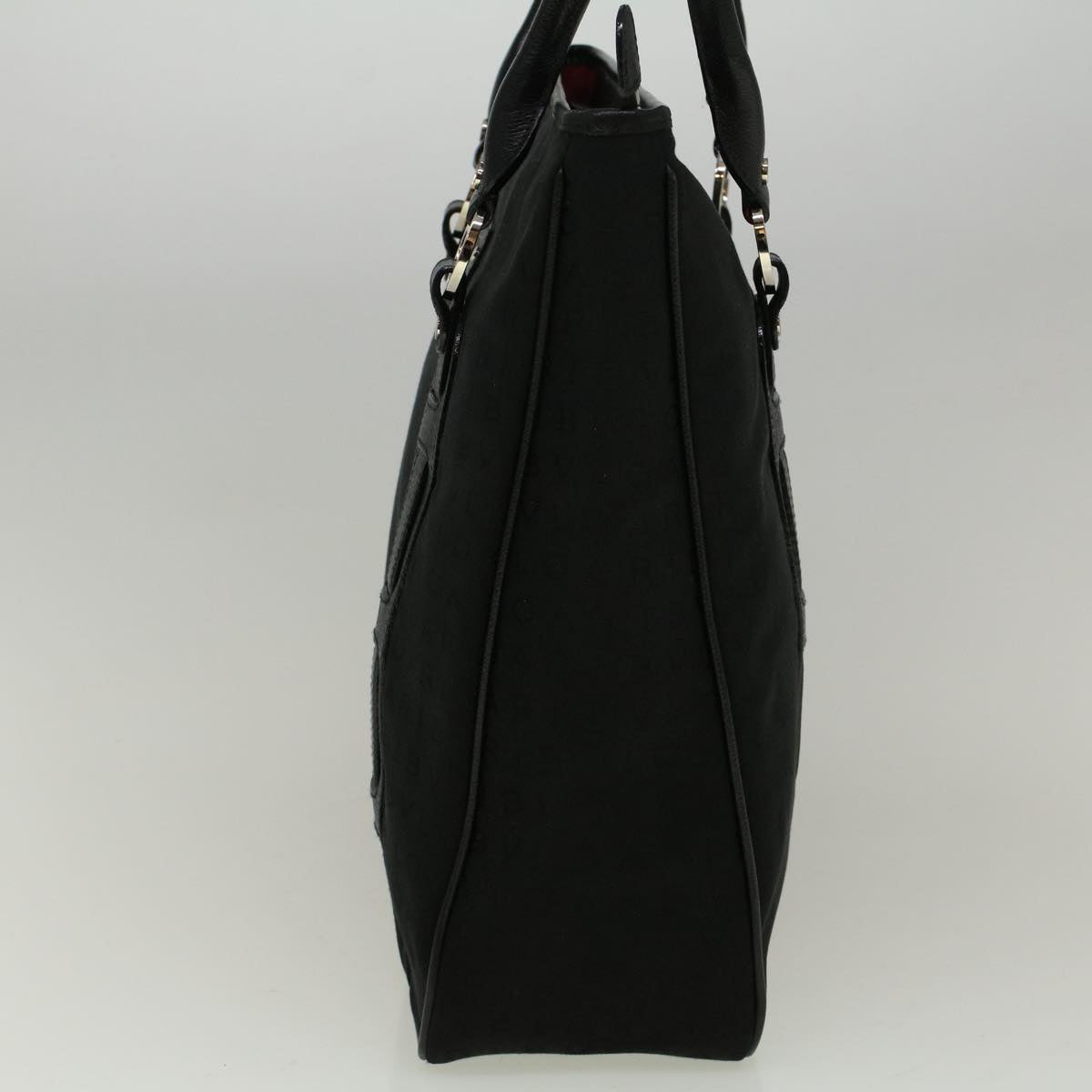 BVLGARI Tote Bag Canvas Black