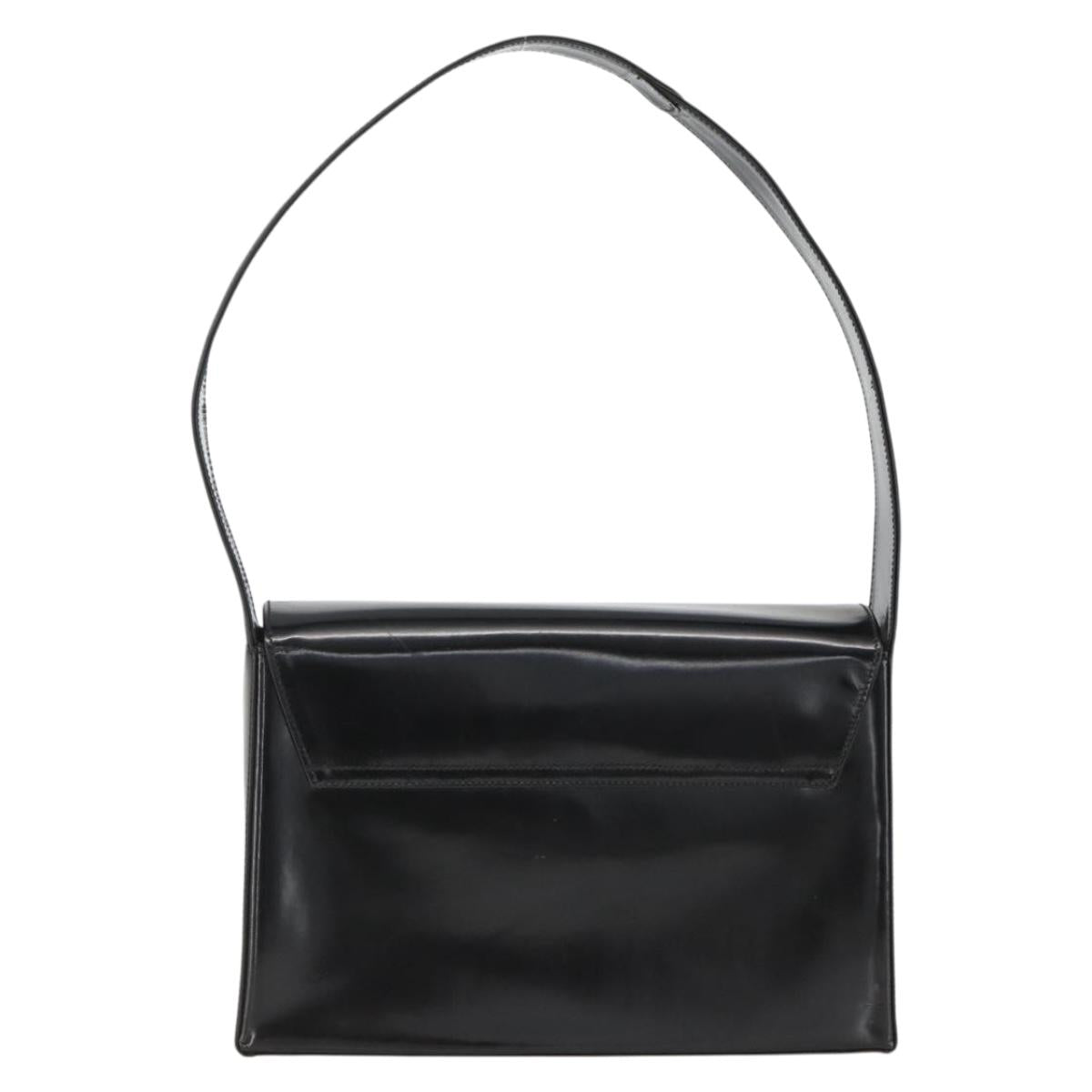 GIVENCHY Shoulder Bag Patent leather Black Gold