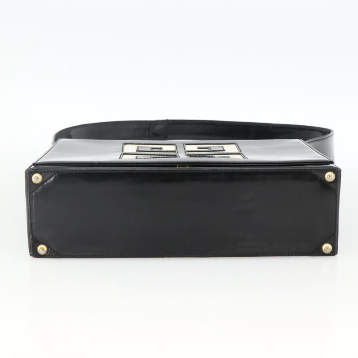 GIVENCHY Shoulder Bag Patent leather Black Gold