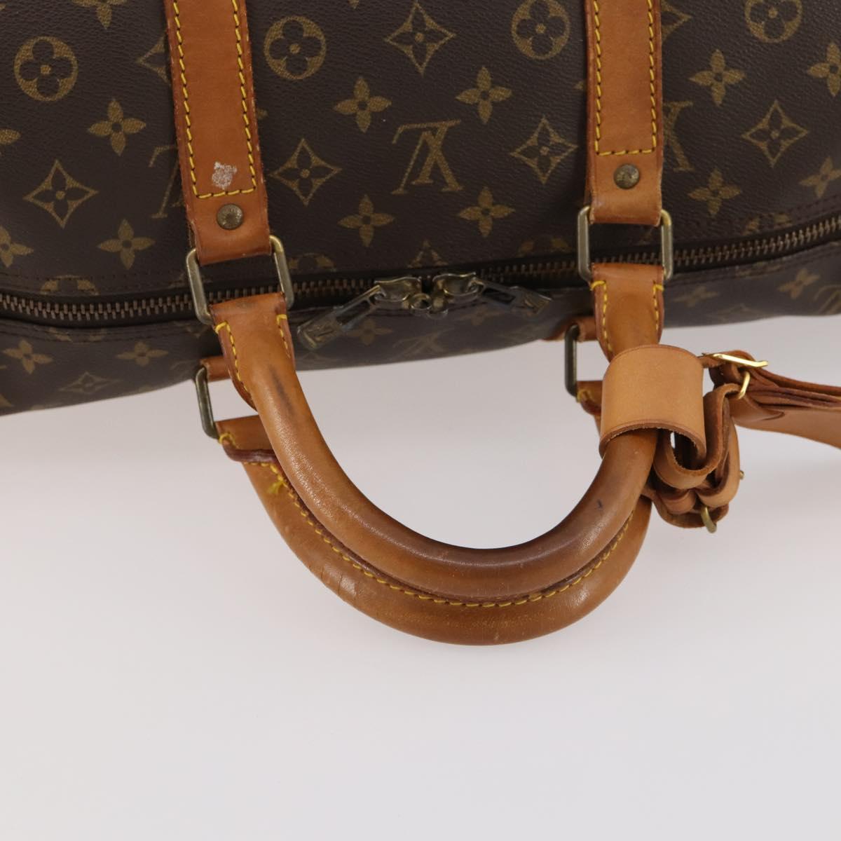Louis Vuitton Monogram Keepall 55 Boston Bag M41424 LV