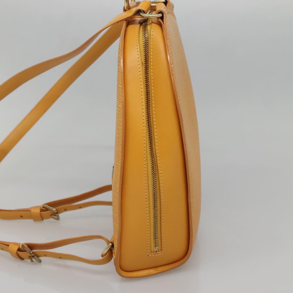 Louis Vuitton Epi Mabillon Backpack Yellow M52239 LV