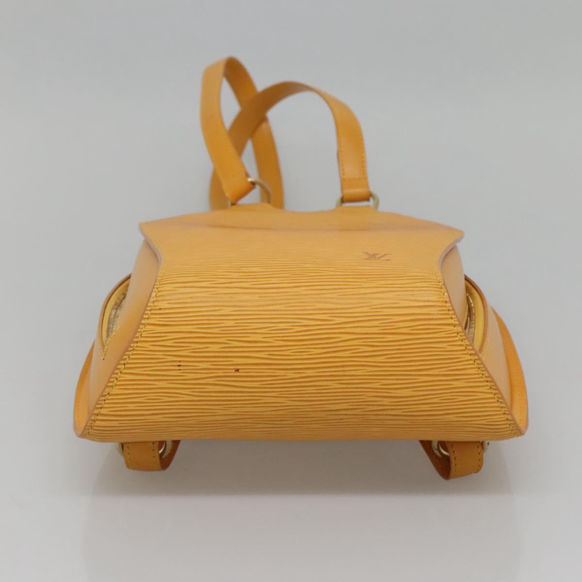 Louis Vuitton Epi Mabillon Backpack Yellow M52239 LV
