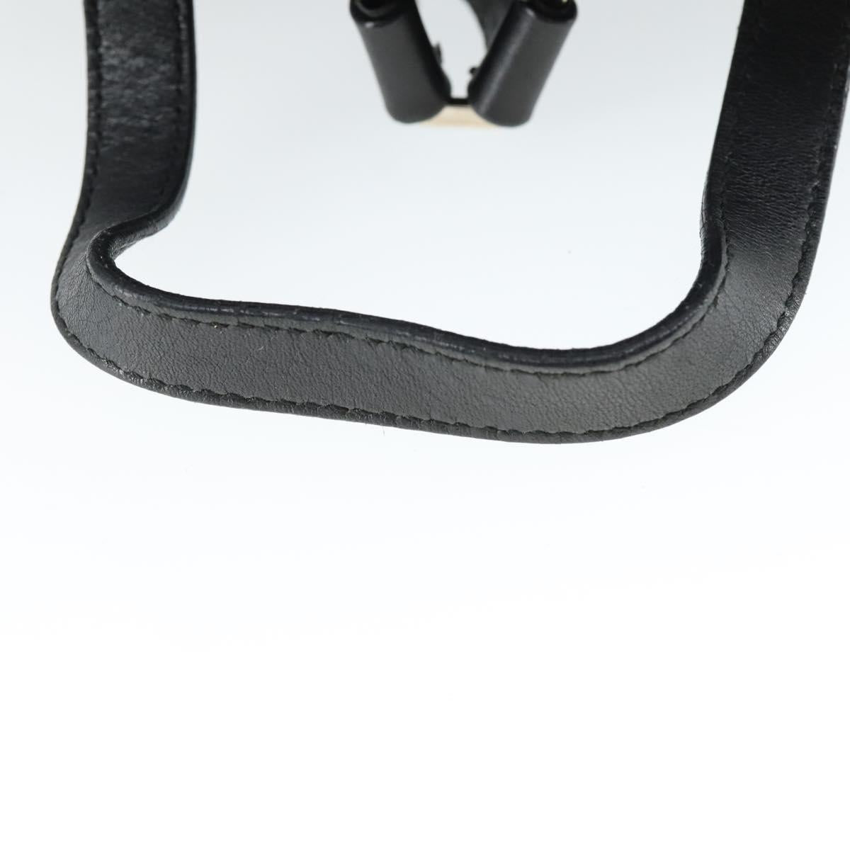GUCCI GG Canvas Backpack Black Silver 003 0245