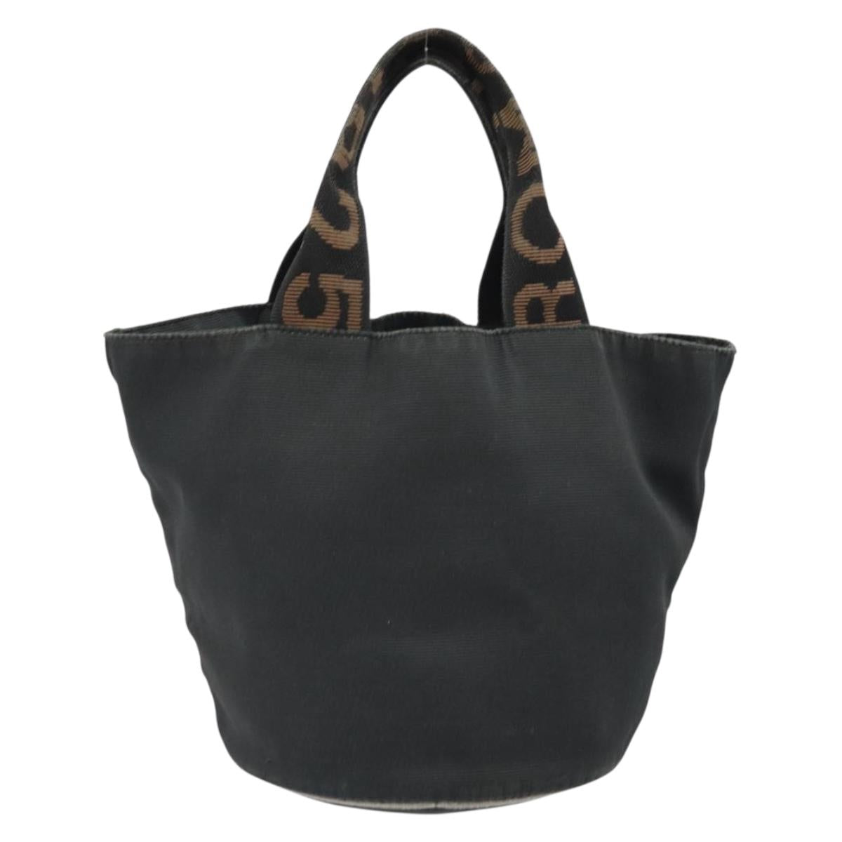 FENDI Hand Bag Nylon Black