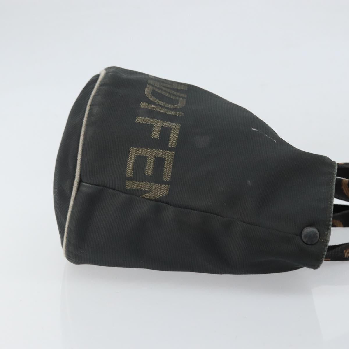 FENDI Hand Bag Nylon Black