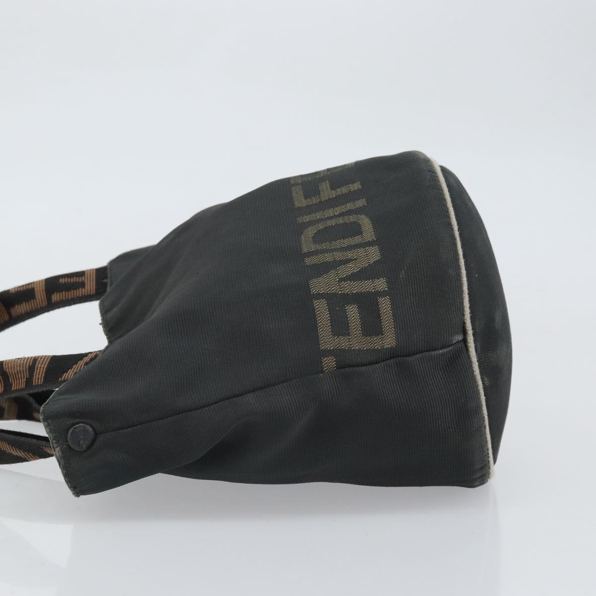 FENDI Hand Bag Nylon Black