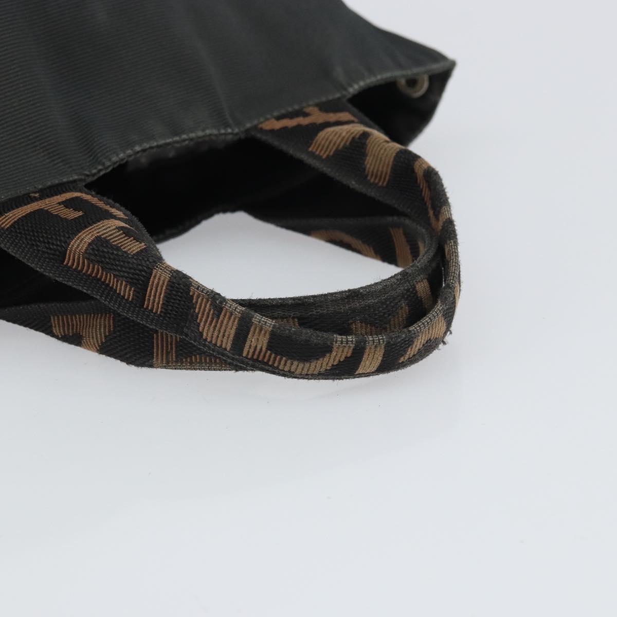 FENDI Hand Bag Nylon Black