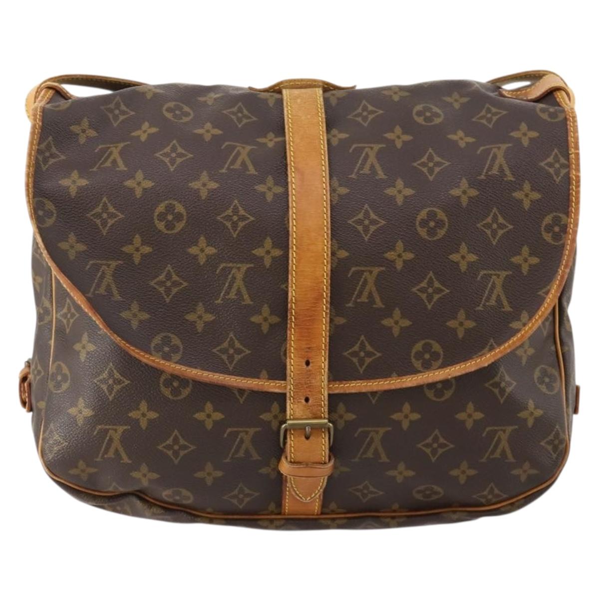 Louis Vuitton Monogram Saumur 35 Shoulder Bag M42254 LV