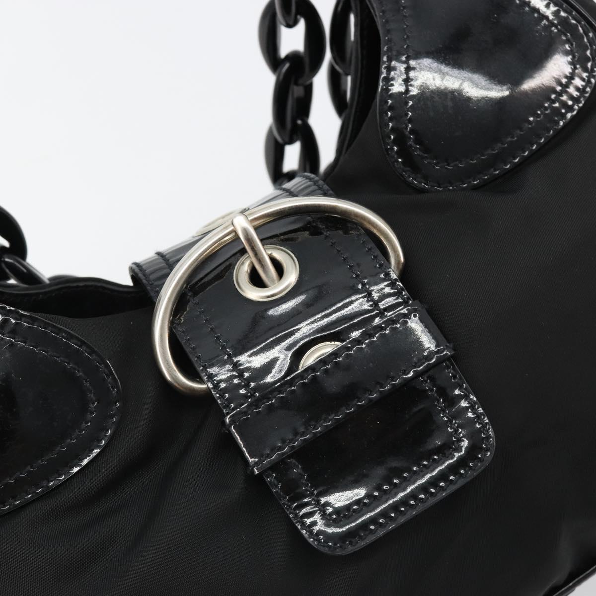 PRADA Shoulder Bag Nylon Black