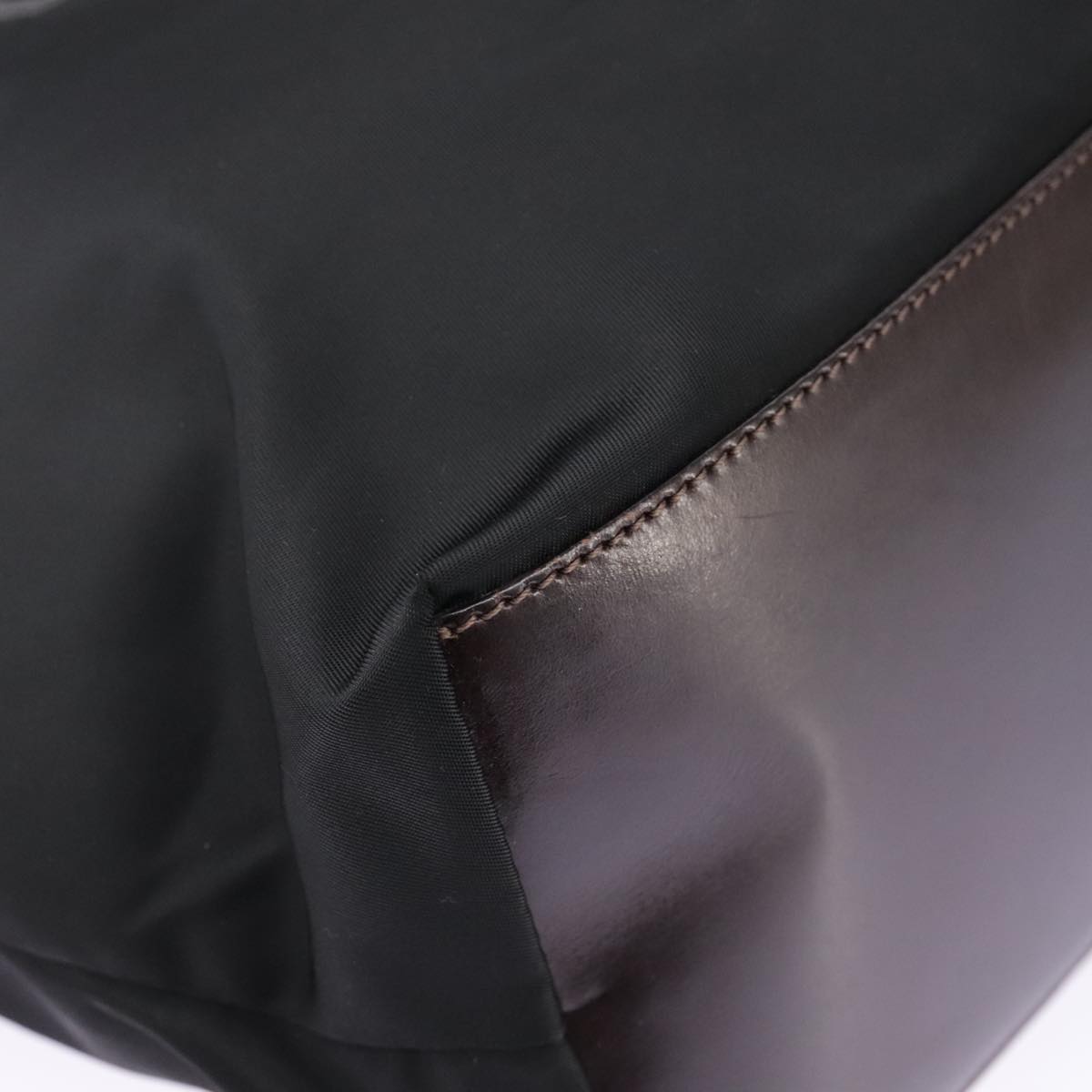 FENDI Hand Bag Nylon Black