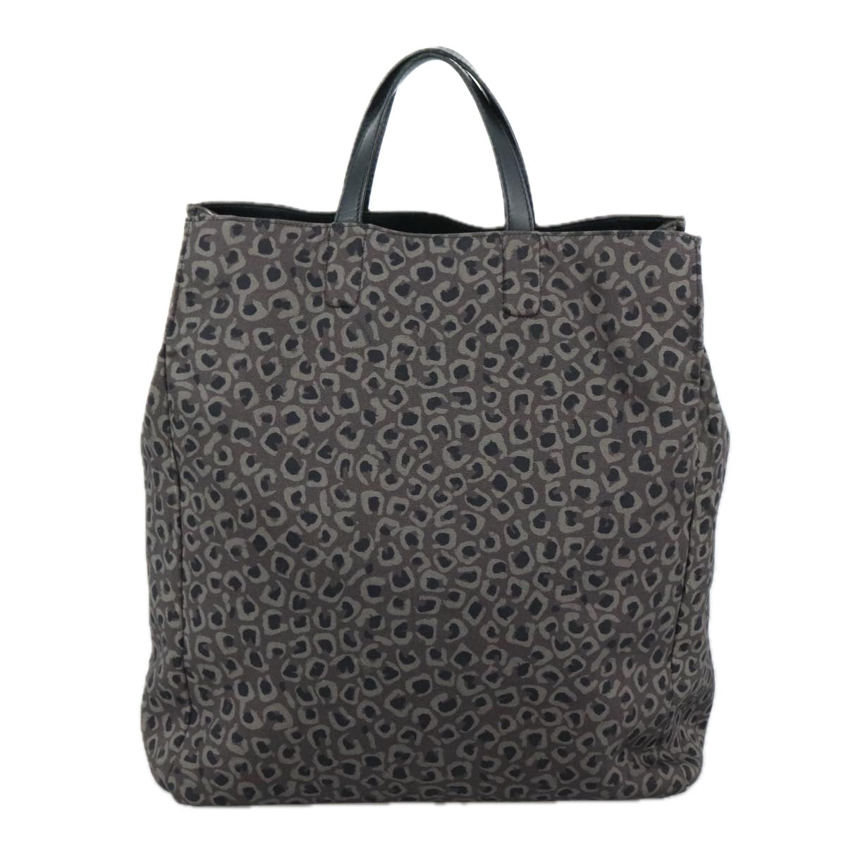GUCCI Tote Bag Canvas Black