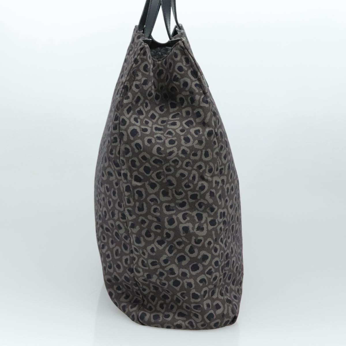 GUCCI Tote Bag Canvas Black