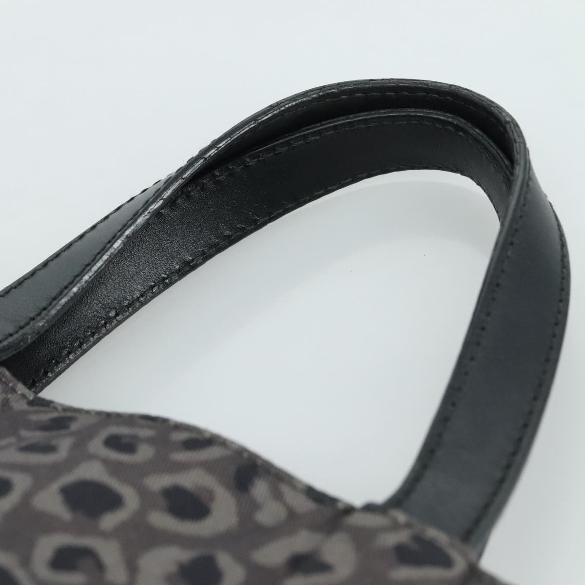 GUCCI Tote Bag Canvas Black