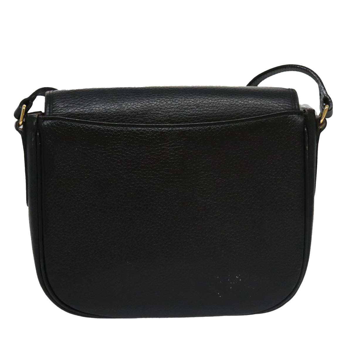 Burberrys Shoulder Bag Leather Black