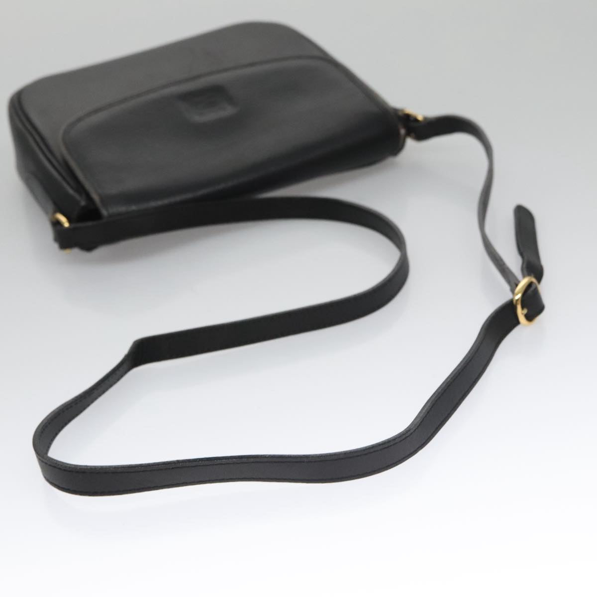 Burberrys Shoulder Bag Leather Black