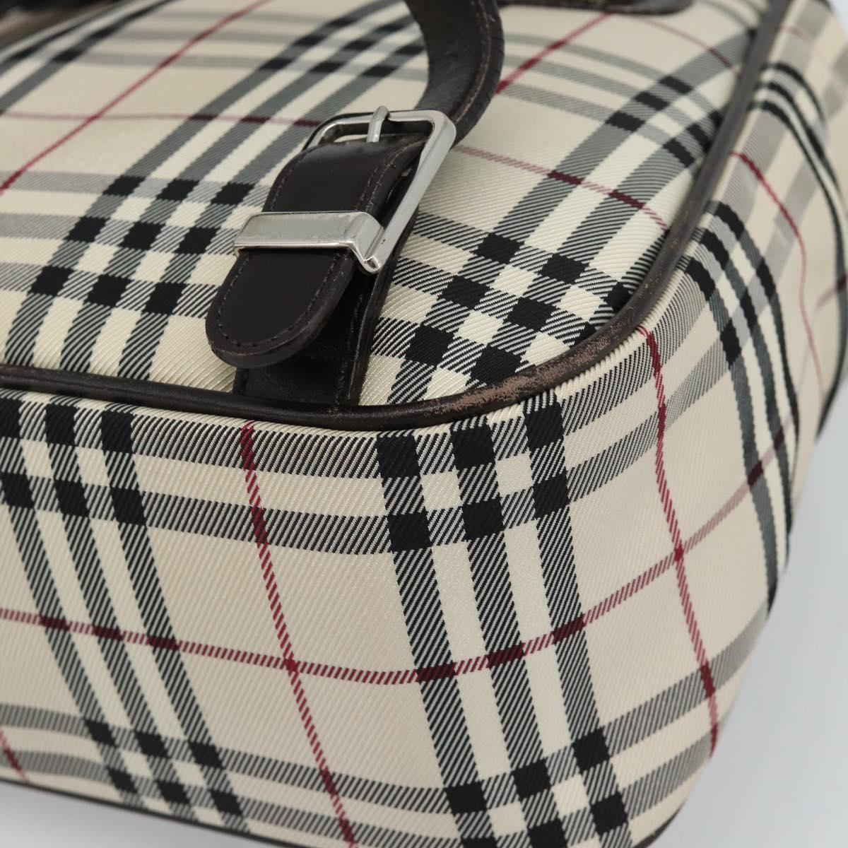 BURBERRY Nova Check Backpack Canvas Beige Brown