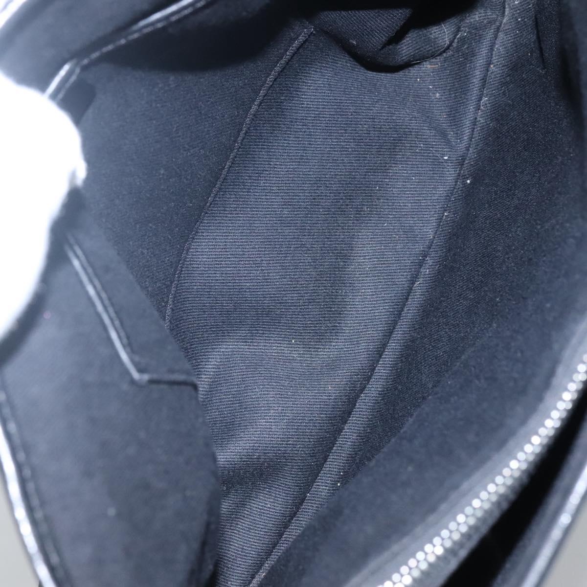 CELINE C Macadam Canvas Hand Bag Black