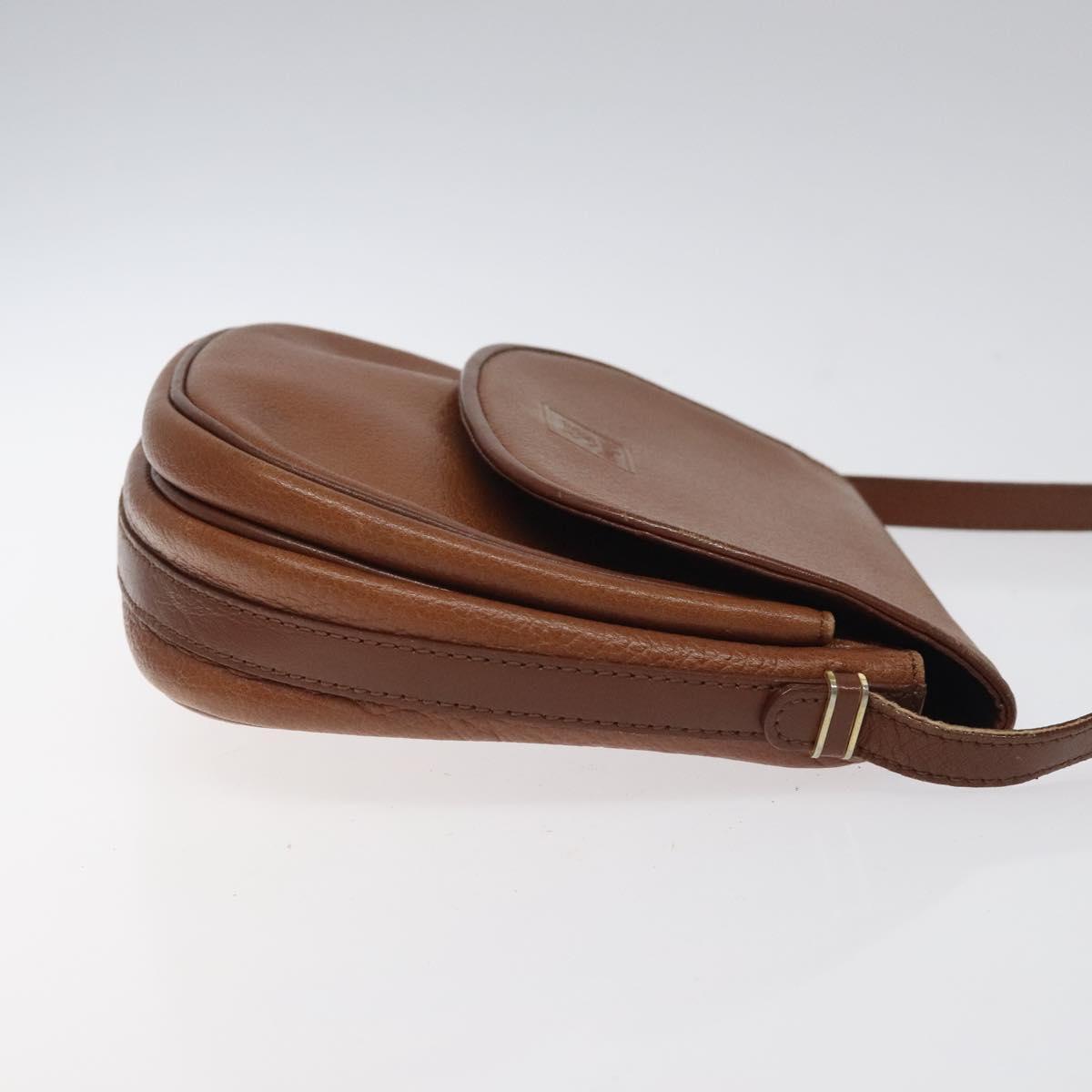 Burberrys Shoulder Bag Leather Brown